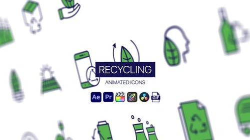 Recycling Animated Icons 44952077 [Videohive]