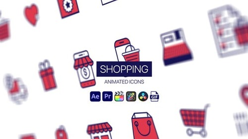 Shopping Animated Icons 44952124 [Videohive]