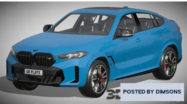 Vehicles, cars BMW X6 M60i 2023