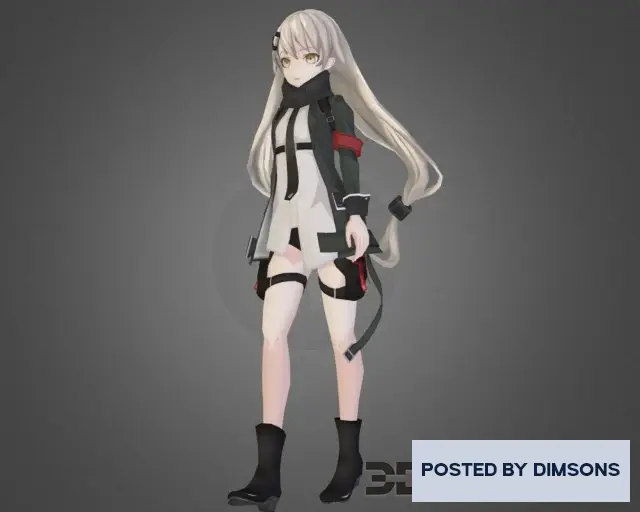 People Gr MG4 with Rig- Girls Frontline