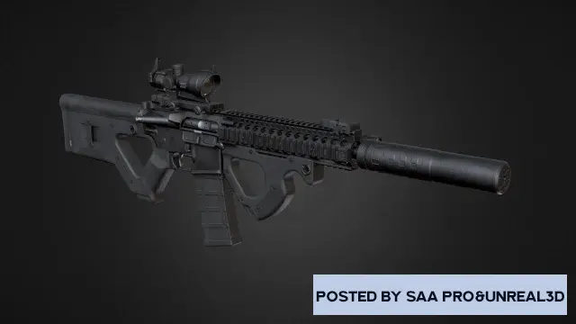 Weapons, ammo M4A1 Custom-02 Modular PBR