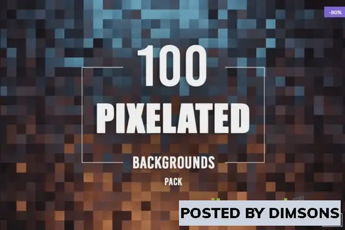 Unity 2D 100 Pixelated Backgrounds