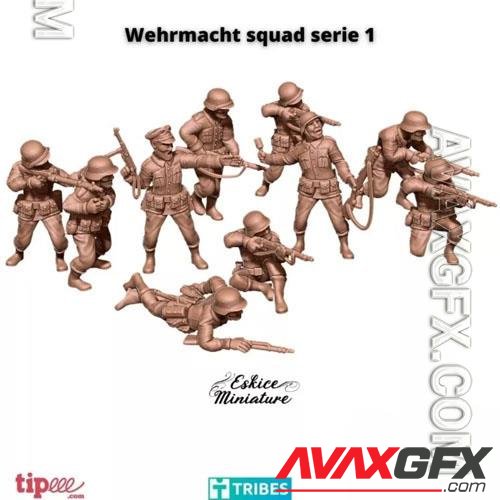 Eskice Miniature – Wehrmacht Squad Print in 3D