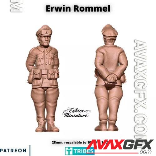 Eskice Miniature – Erwin Rommel Print in 3D