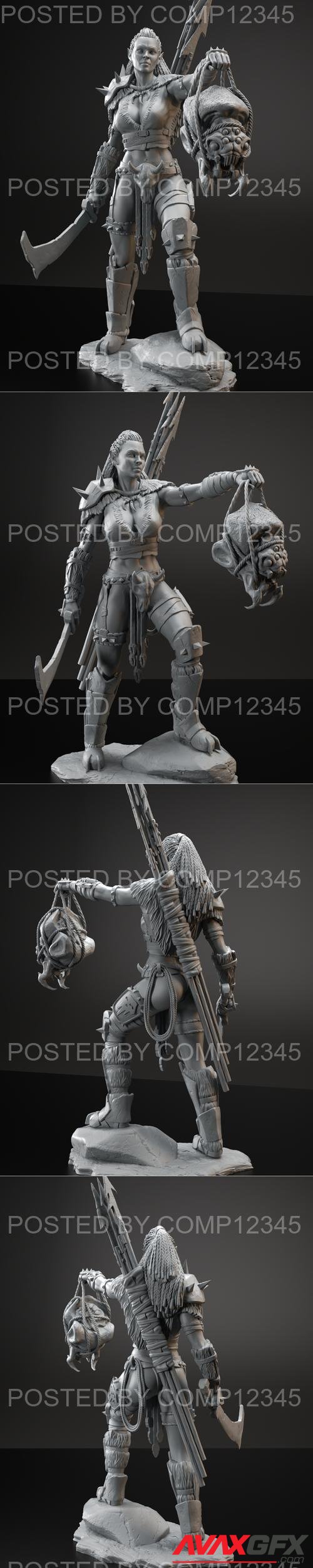 Lagmen Orc Hunter 3D Print