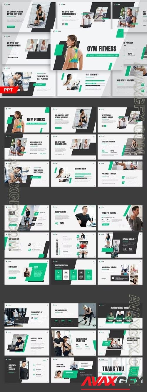 Fitness Gym - Powerpoint [PPTX]