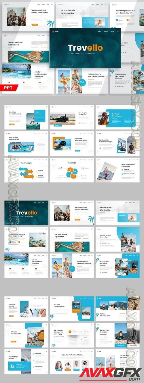 Travello Travel Agency - Powerpoint [PPTX]