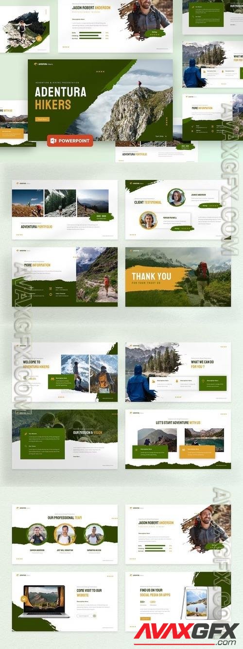 Adventura - Adventure & Hiking Powerpoint Template [PPTX]