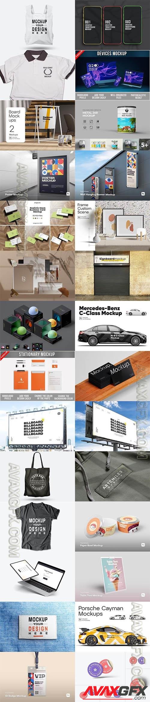 28 Mockup Templates Bundle [PSD]