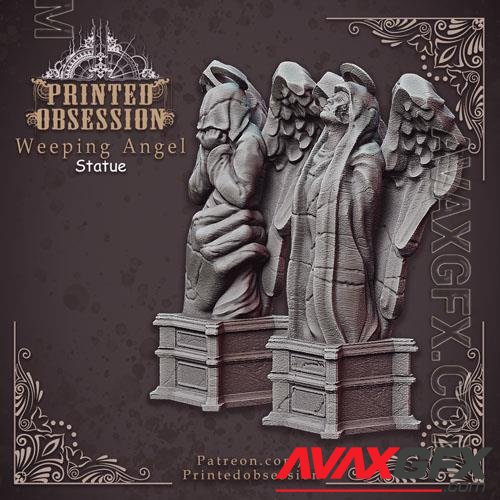 Weeping Angel Statues – Scenery – heaven hath no fury Print in 3D