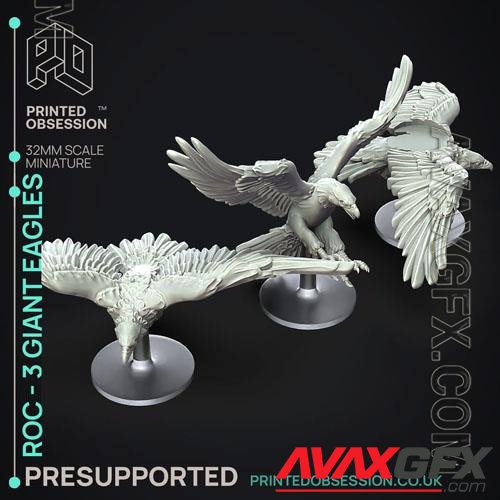 Roc – 3 Giant Eagles Print in 3D