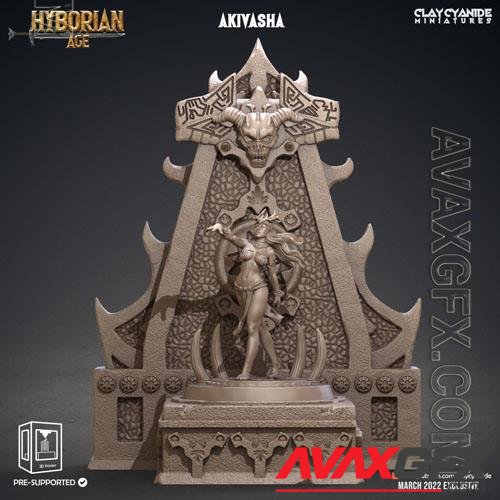 ClayCianide Miniatures – Hyborian Age – Akivasha Print in 3D