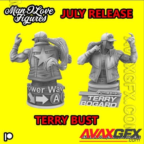 Terry Bogard bust Print in 3D