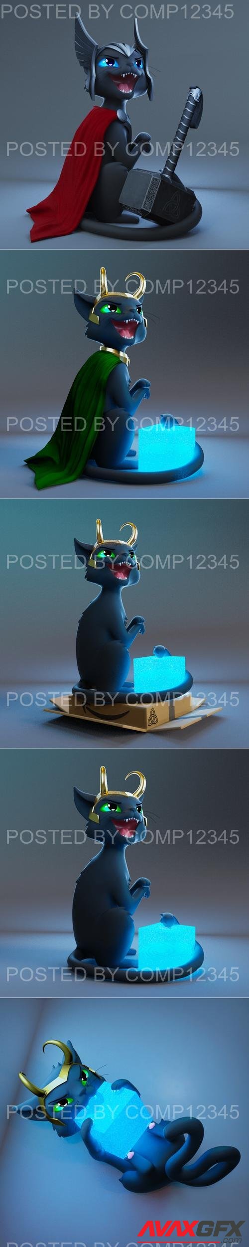 LOL Kitty 3D Print