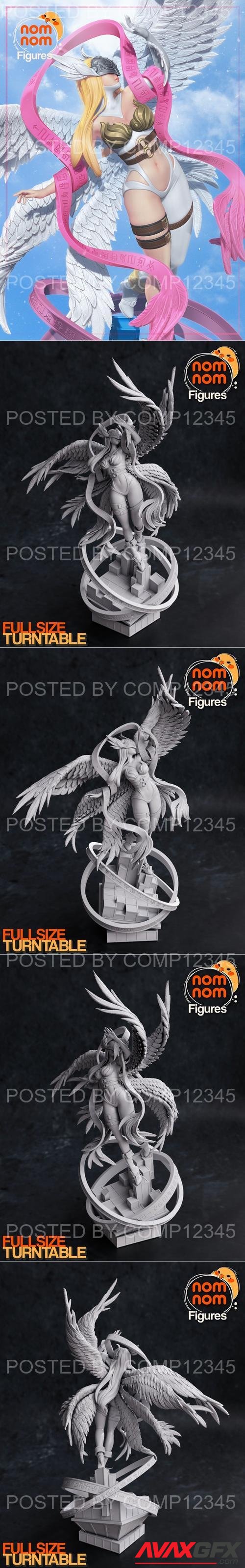 NomNom Figures - Angewomon from Digimon 3D Print