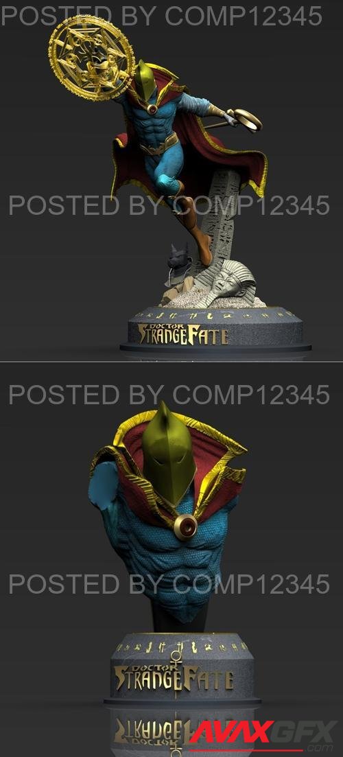 Doctor Strange Fate Figure and Bust 3D Print