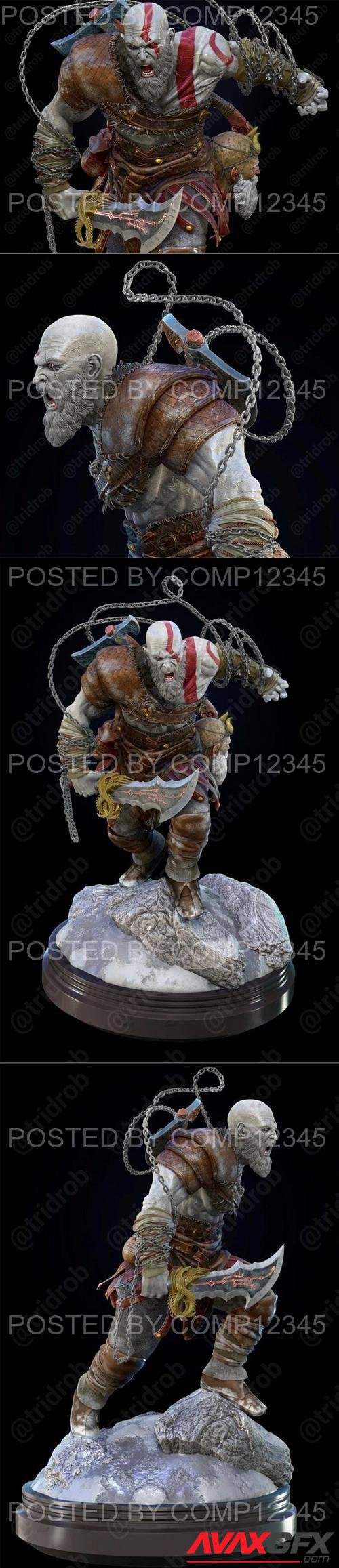 Kratos. God of War 3D Print