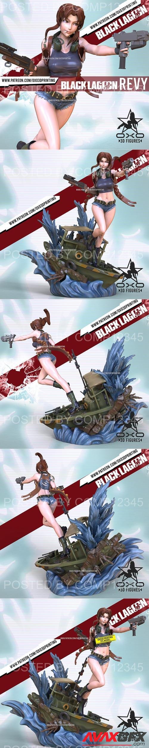 OXO3D - Revy - Black Lagoon 3D Print