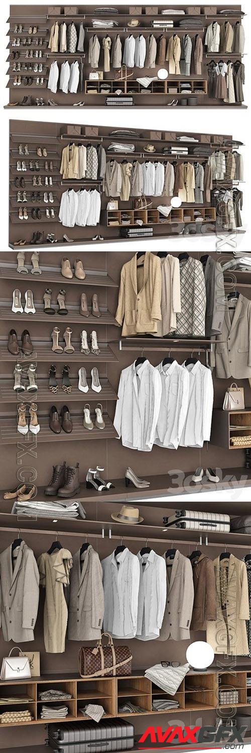 Rimadesio Abacus Walk-in Closet 3 - 3d model