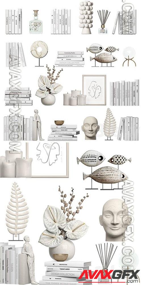 Decorative set 7 - 3d model