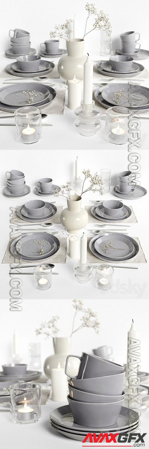 Tablewear 04 - 3d model