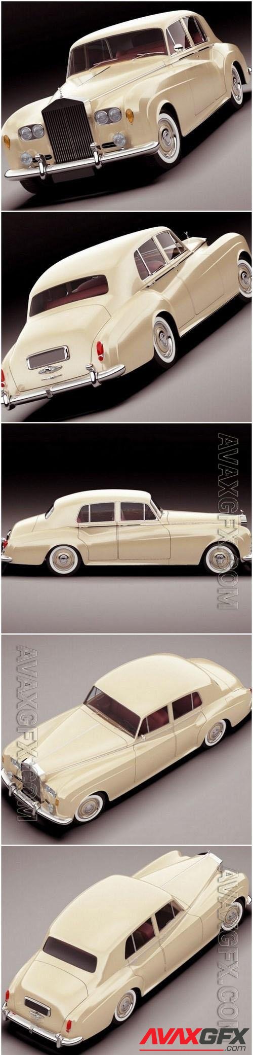 TurboSquid Rolls Royce Silver Cloud III - 3d model