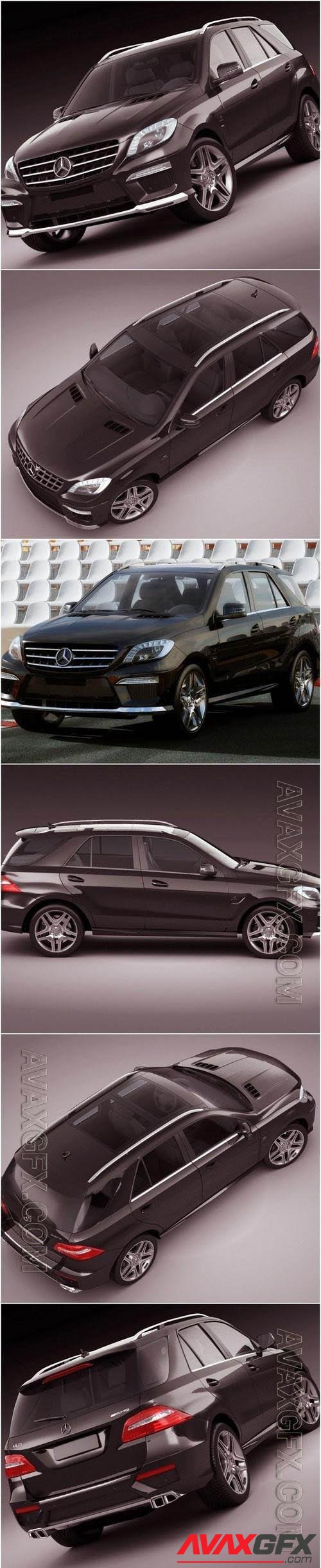 Mercedes ML63 AMG - 3d model