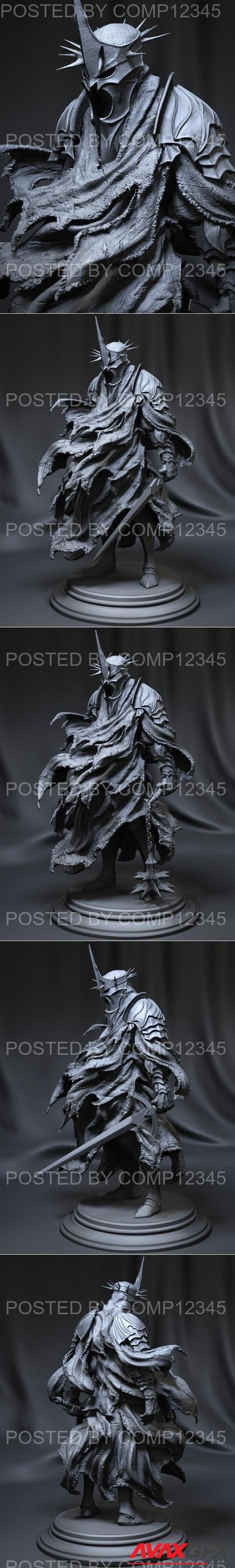 Ca 3d Studios - The Witch King of Angmar 3D Print