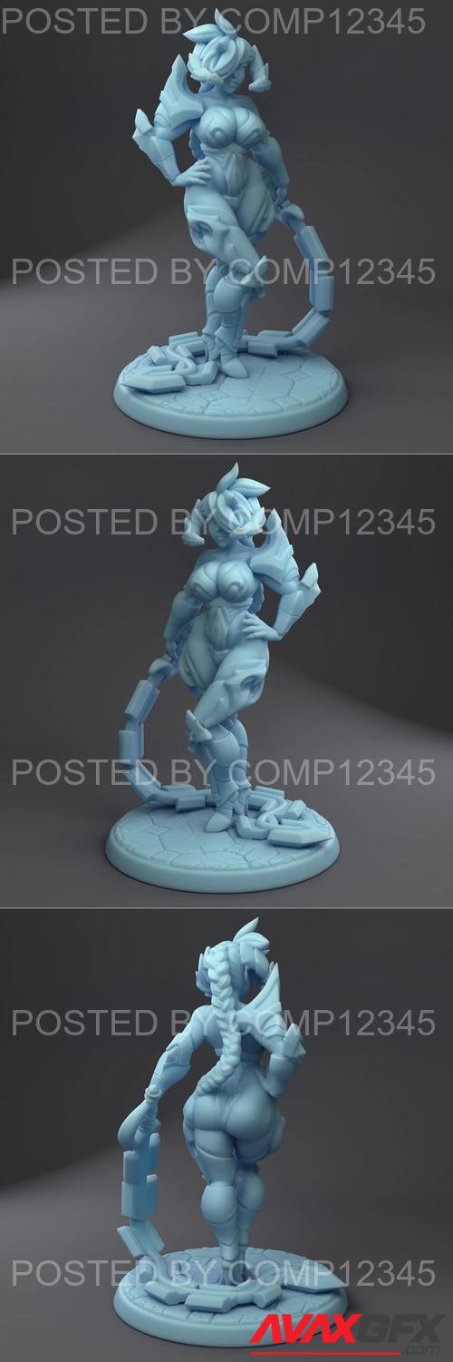 Dark Dragon Goddess 3D Print