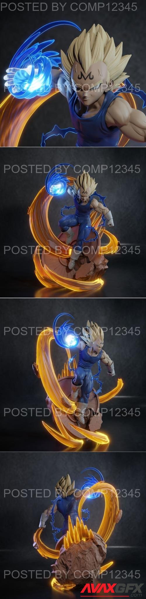 Majin vegeta 3D Print