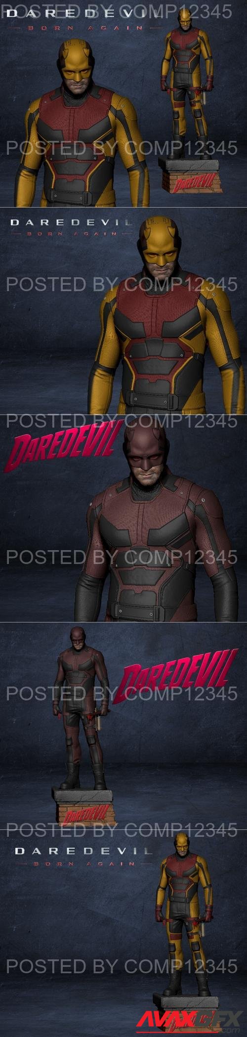 Red Daredevil 3D Print