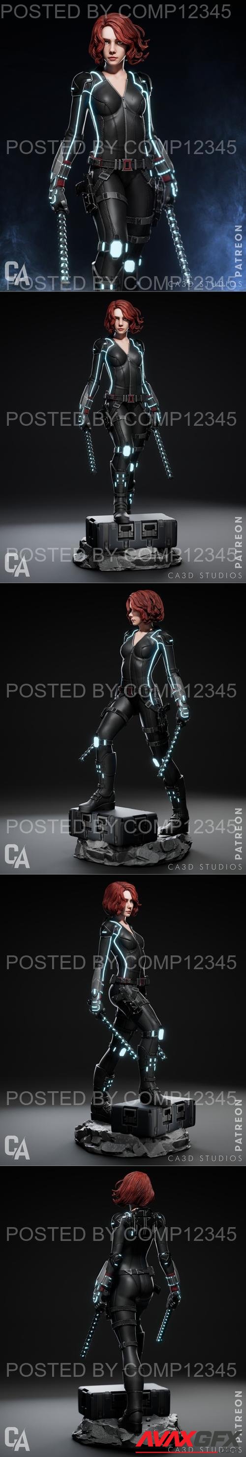 Ca 3d Studios - Black Widow 3D Print