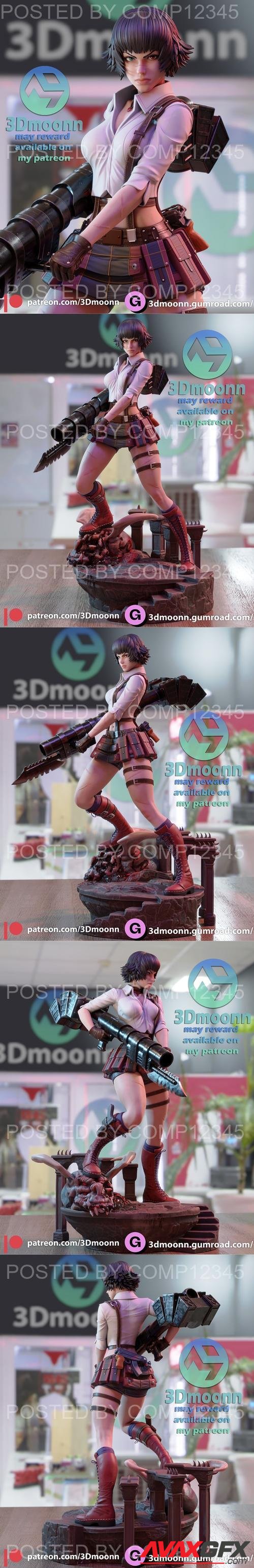 Lady Devil may cry 3 - 3Dmoonn 3D Print