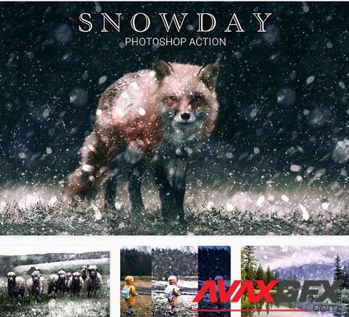 SnowDay Photoshop Action - RLE4WSV