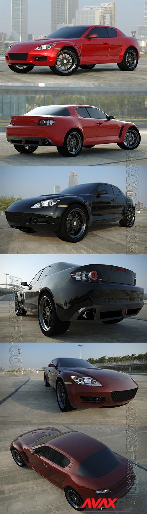 Mazda RX8 - 3d model