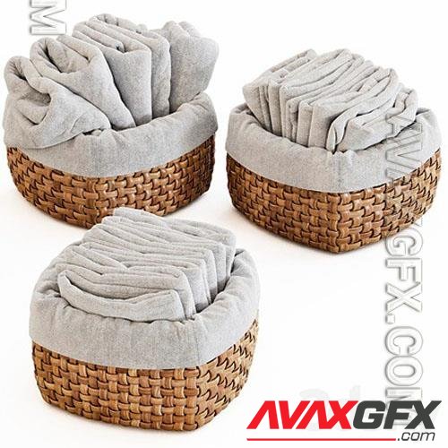 Towels 06 - 3d model