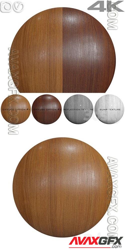 Seamless texture – Teak - 3d model