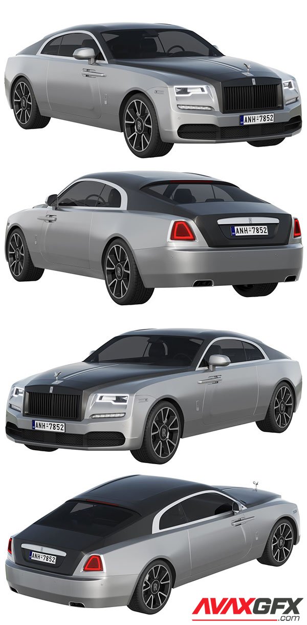 Rolls-Royce Wraith 3D Model | Download 3Ds Max Models