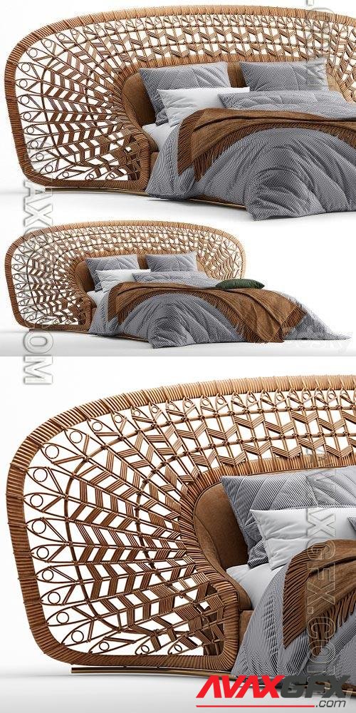 My design bed - 3d model