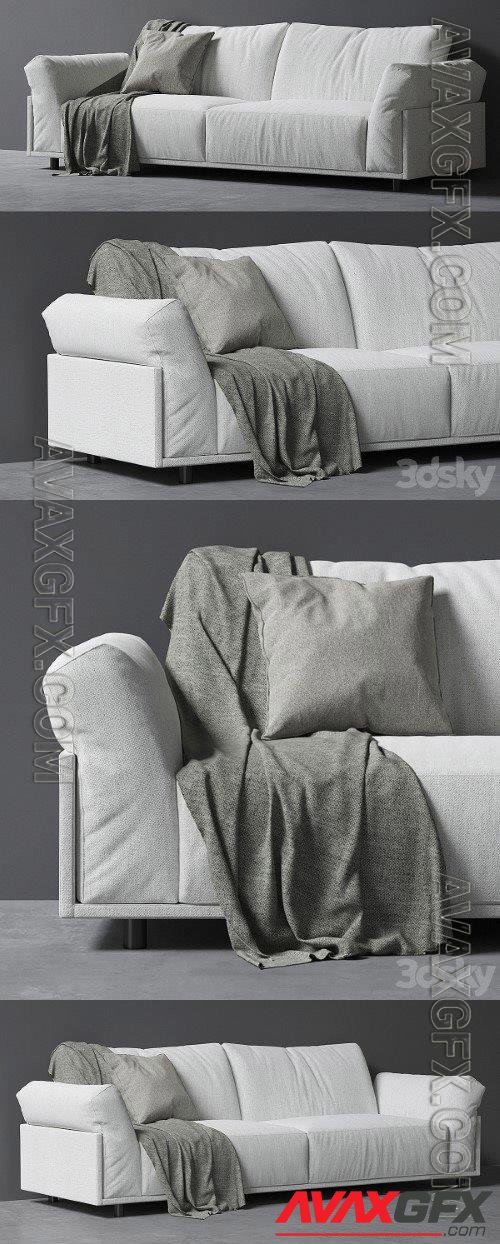 Lima Sofa by Carmenes - 3d model