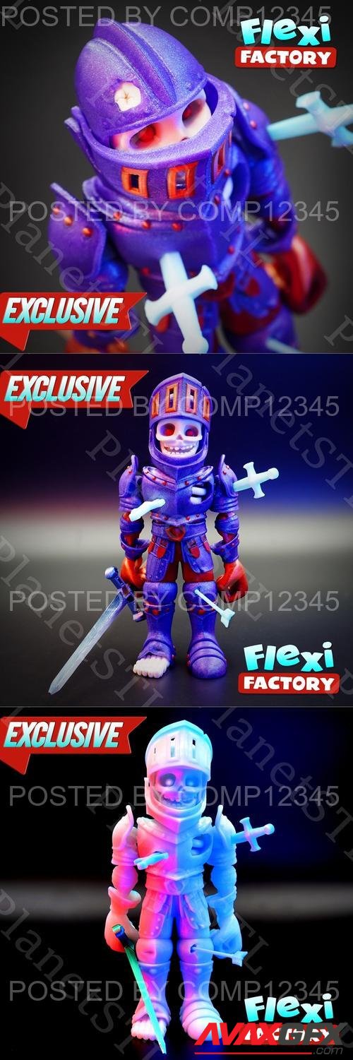 Flexi Factory - Skeleton Knight - Planet 3D Print