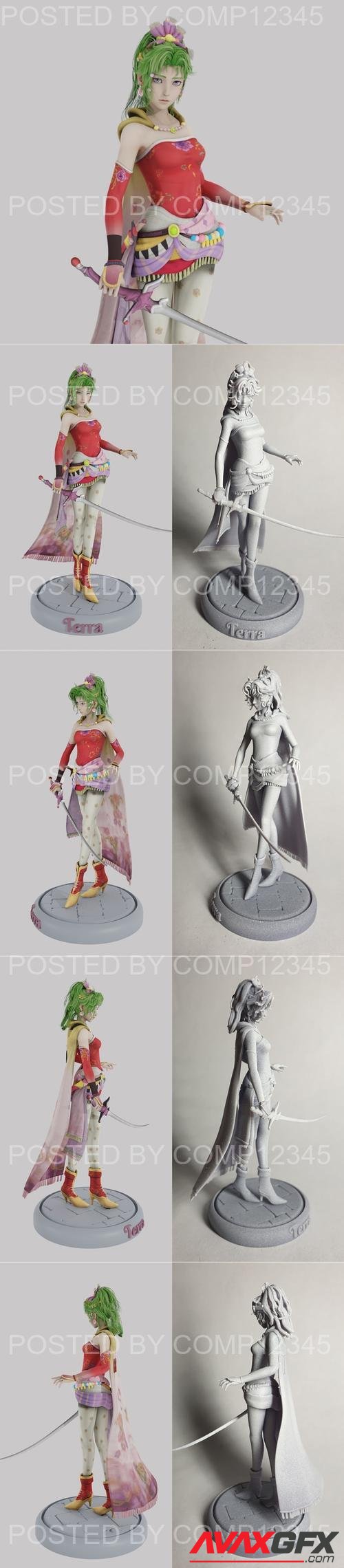 Terra - Final Fantasy VI 3D Print