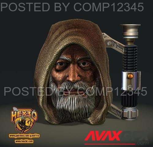 Hex3D - Obi Wan Mug 3D Print