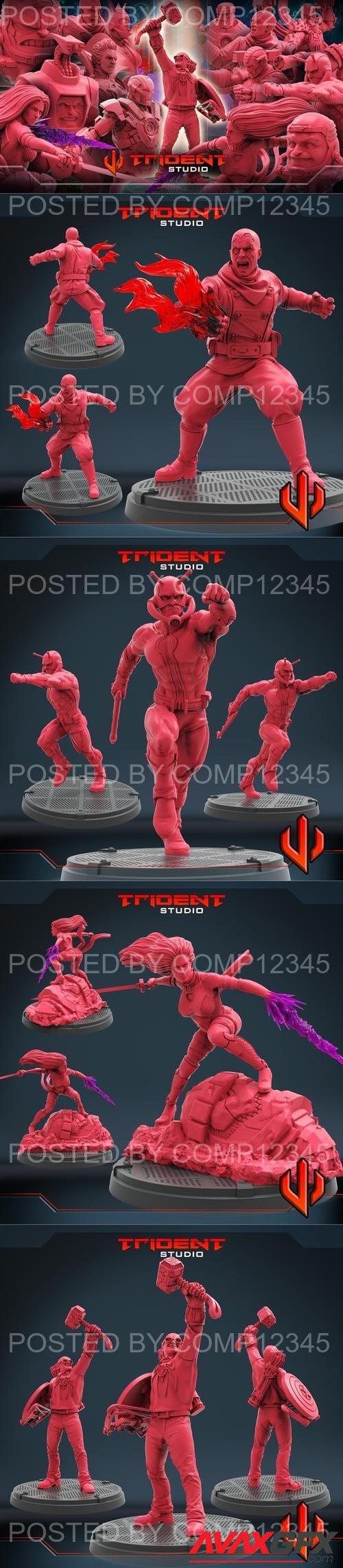 Trident Studio April 2023 3D Print