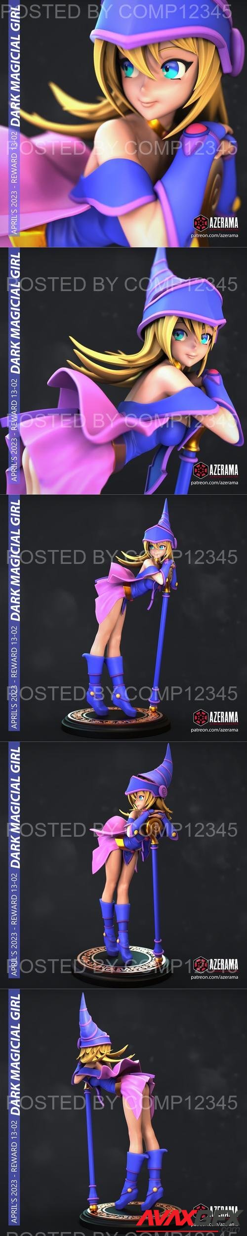 Azerama - Dark Magician Girl 3D Print