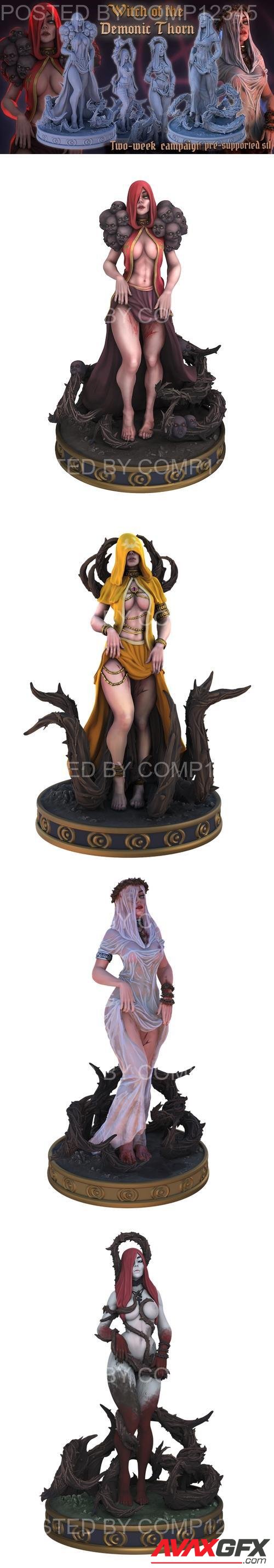 Witch of the Demonic Thorn 3D Print