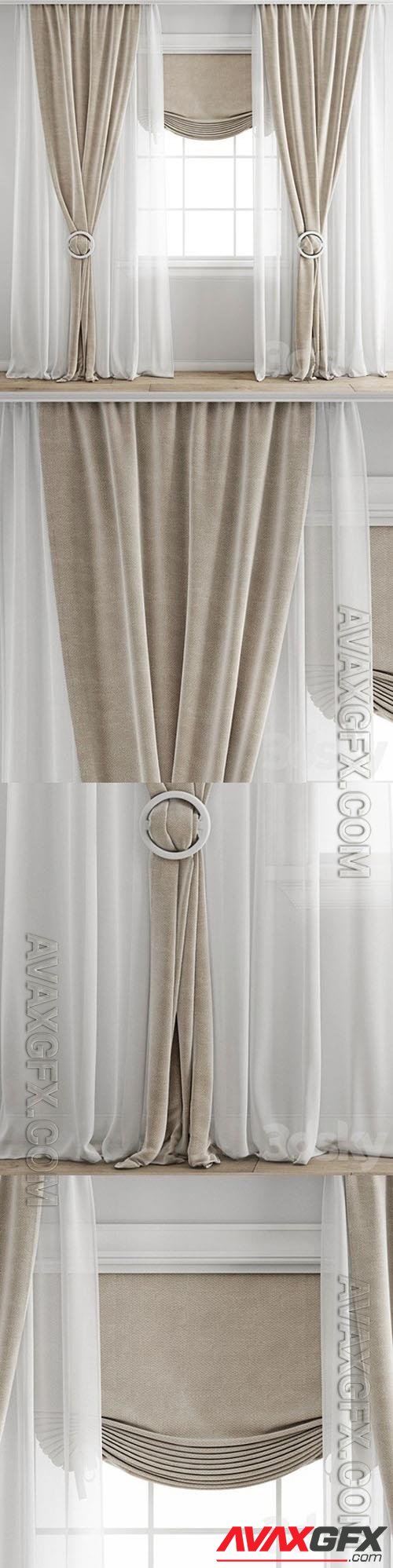 Curtain 343 - 3d model