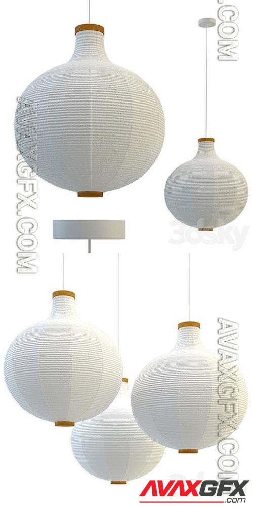 Risbyn Lamp Ikea - 3d model