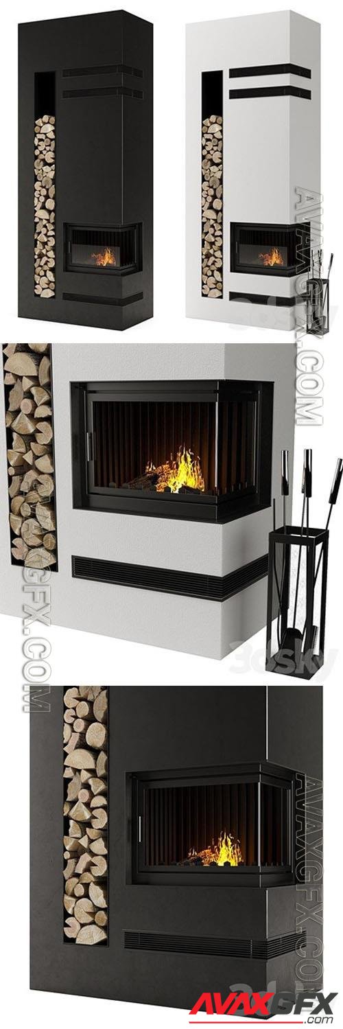 Fireplace - 3d model