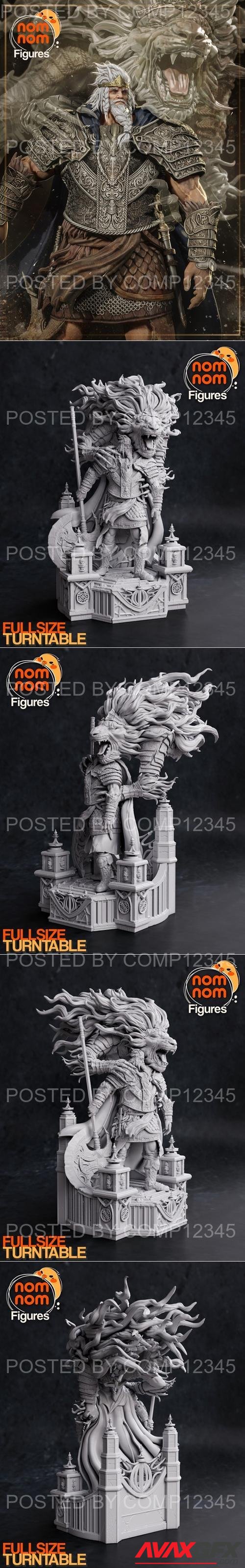 Nomnom Figures - Godfrey The First Elden Lord from Elden Ring 3D Print